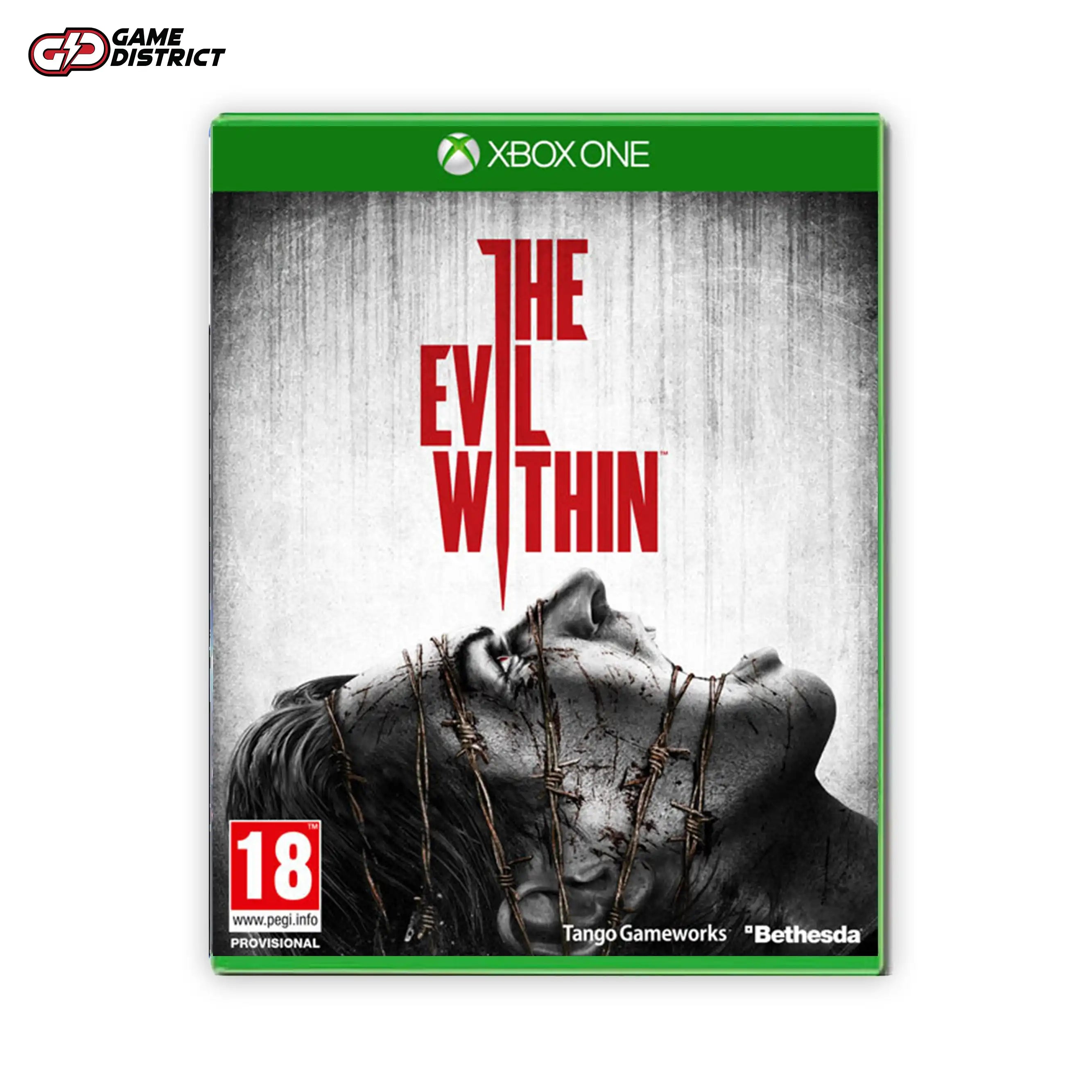 EVIL WITHIN Xbox Game Cover DVD Buy Online Mockup Used