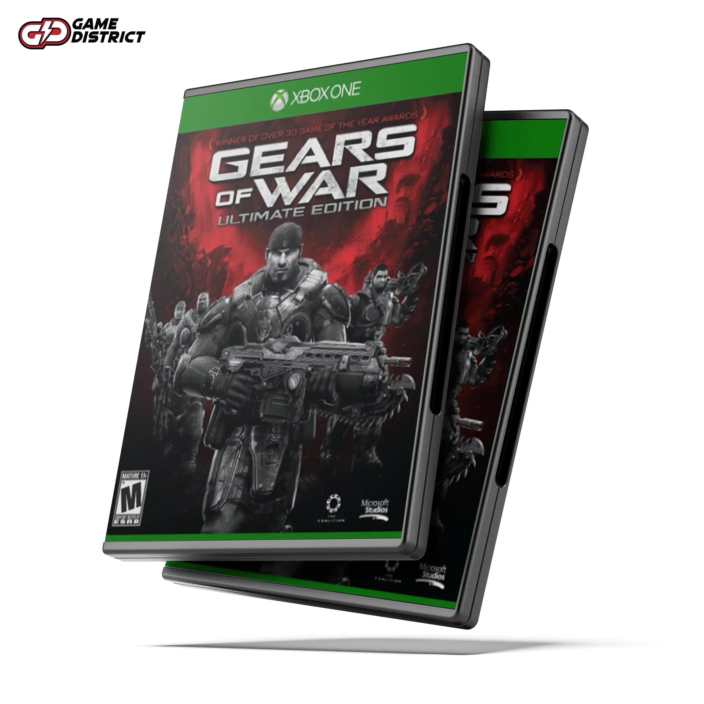 Gears Of War Ultimate Edition Xbox Game Cover DVD Buy Online Mockup Used
