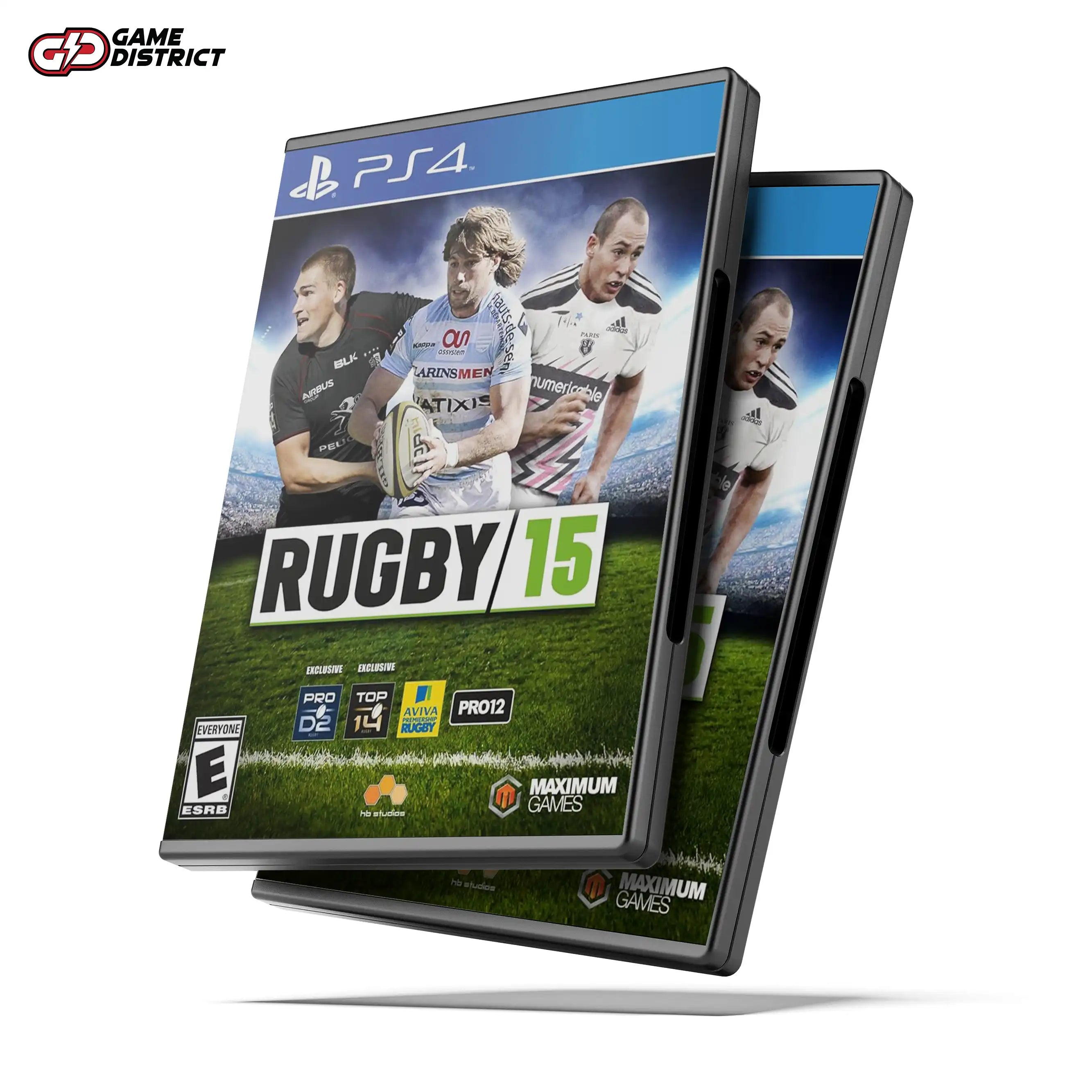 Rugby 15  PS4 Game Cover DVD Buy Online Mockup Used
