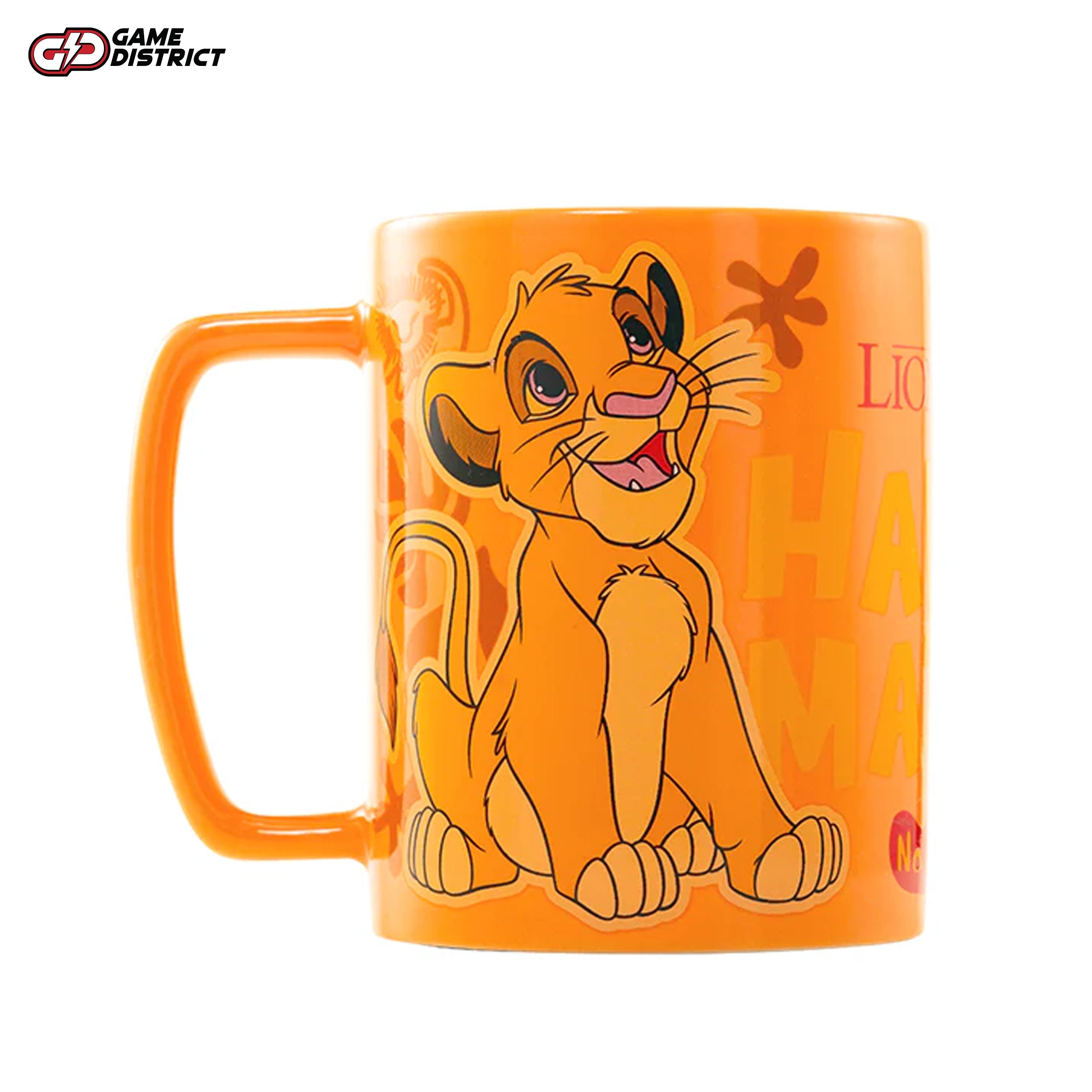 The Lion King (Simba Smiling Face) Fuzzy Mug – 450ml officially licensed ceramic mug with a removable fuzzy cozy wrap, featuring Simba’s cheerful expression, perfect for Disney fans and collectors.